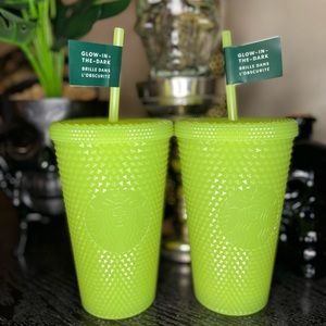 NWT Starbucks lemongrass glow in the dark cup GRANDE Fall/Halloween 2022